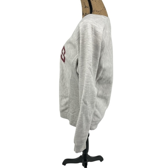 Champion UMASS Reverse Weave‎ Crew Neck Heavyweight Sweatshirt Large Gray Cotton - Picture 4 of 13